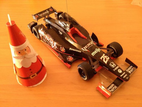 VENOM IndyCar DW12 Paper craft R/C Body with Marco Andretti