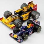 RENAULT R30 papercraft and RedBull RB7 made by iModela