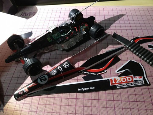 IndyCar DW12 papercraft R/C body