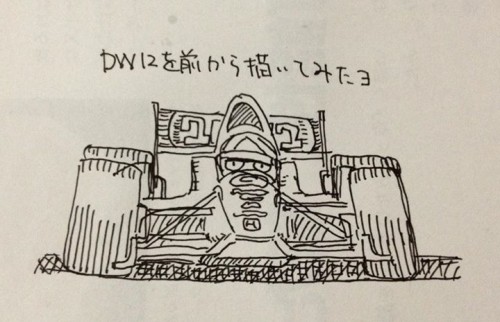 らくがき（DW12ダリオ・フランキッティ）