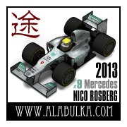 Mercedes W04 F1 2013 Nico