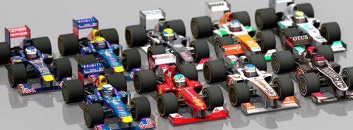 F1 2013 新車続々