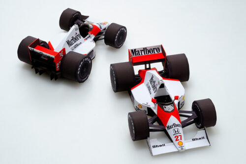 McLaren MP4/5B F1速報付録ペーパークラフト